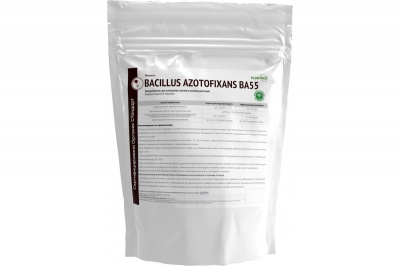 Биомасса Bacillus azotofixans BA55, биоактивный микробный комплекс для улучшения и оптимизации азотного питания растений, Planteco, 1 кг