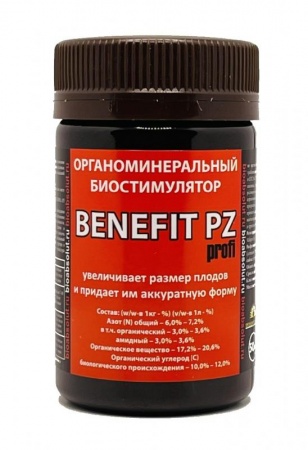 бенефит пз (benefit pz) органоминеральный биостимулятор - увеличивает размер плодов и придает им аккуратную форму, биотехнологии